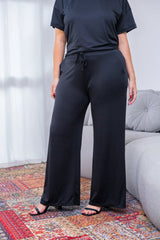 Calça Martina - Pantalona Malha Confort - Naguirre Shop