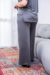 Calça Martina - Pantalona Malha Confort - Naguirre Shop