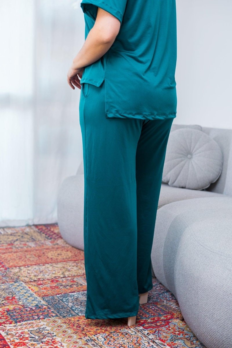 Calça Martina - Pantalona Malha Confort - Naguirre Shop