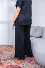 Calça Martina - Pantalona Malha Confort - Naguirre Shop