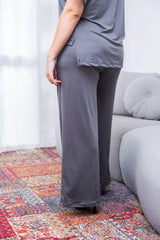 Calça Martina - Pantalona Malha Confort - Naguirre Shop