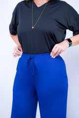 Calça Martina - Pantalona Malha Confort - Naguirre Shop