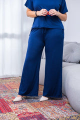 Calça Martina - Pantalona Malha Confort - Naguirre Shop