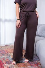 Calça Martina - Pantalona Malha Confort - Naguirre Shop