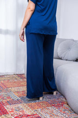 Calça Martina - Pantalona Malha Confort - Naguirre Shop