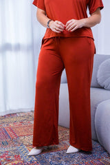 Calça Martina - Pantalona Malha Confort - Naguirre Shop