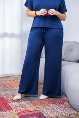 Calça Martina - Pantalona Malha Confort - Naguirre Shop