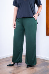 Calça Martina - Pantalona Malha Confort - Naguirre Shop