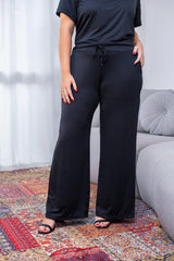 Calça Martina - Pantalona Malha Confort - Naguirre Shop