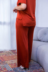 Calça Martina - Pantalona Malha Confort - Naguirre Shop