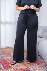 Calça Martina - Pantalona Malha Confort - Naguirre Shop