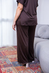 Calça Martina - Pantalona Malha Confort - Naguirre Shop