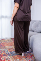 Calça Martina - Pantalona Malha Confort - Naguirre Shop