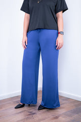 Calça Martina - Pantalona Malha Confort - Naguirre Shop
