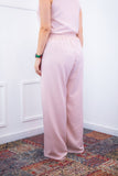 Calça Maxi Renata – Pantalona em Linho Light com Bolsos Laterais - Naguirre Shop