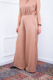 Calça Maxi Renata – Pantalona em Linho Light com Bolsos Laterais - Naguirre Shop