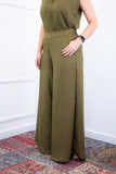 Calça Maxi Renata – Pantalona em Linho Light com Bolsos Laterais - Naguirre Shop
