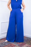 Calça Maxi Renata – Pantalona em Linho Light com Bolsos Laterais - Naguirre Shop