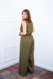 Calça Maxi Renata – Pantalona em Linho Light com Bolsos Laterais - Naguirre Shop
