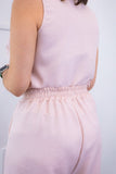 Calça Maxi Renata – Pantalona em Linho Light com Bolsos Laterais - Naguirre Shop