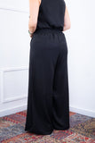 Calça Maxi Renata – Pantalona em Linho Light com Bolsos Laterais - Naguirre Shop