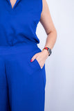 Calça Maxi Renata – Pantalona em Linho Light com Bolsos Laterais - Naguirre Shop