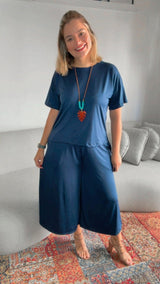 Calça Mercedes - Pantacourt Malha Confort - Naguirre Shop