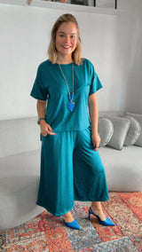 Calça Mercedes - Pantacourt Malha Confort - Naguirre Shop