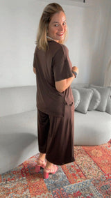 Calça Mercedes - Pantacourt Malha Confort - Naguirre Shop