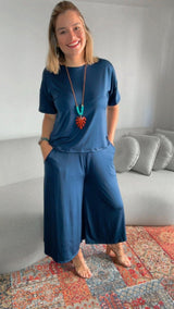 Calça Mercedes - Pantacourt Malha Confort - Naguirre Shop