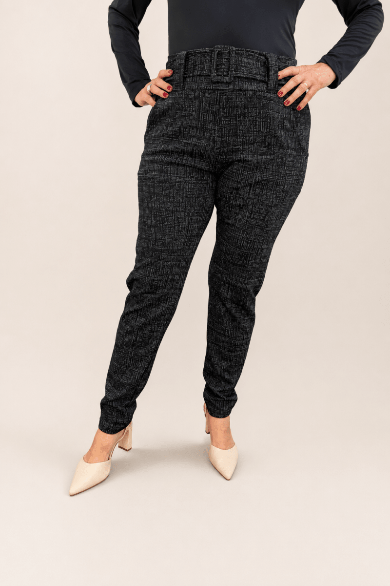 Calça Montaria Sculpt com Fivela Frontal Zero Transparência Monique - Naguirre Shop