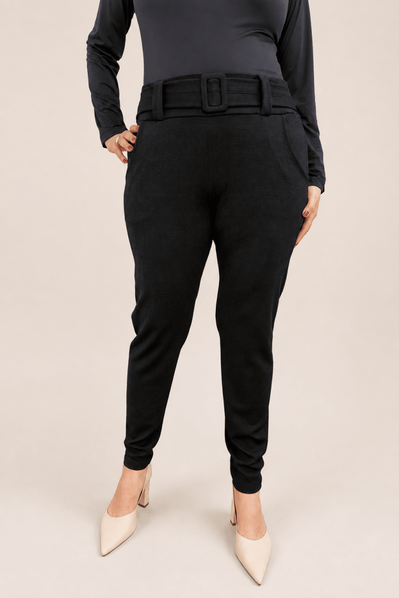 Calça Montaria Sculpt com Fivela Frontal Zero Transparência Monique - Naguirre Shop