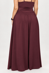 Calça Pantalona Alma Super Ampla com Efeito Saia
