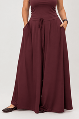 Calça Pantalona Alma Super Ampla com Efeito Saia