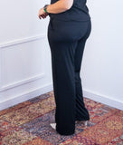 Calça Serena - Pantalona em Lãzinha Canelada - Naguirre Shop