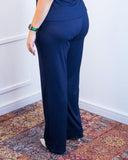 Calça Serena - Pantalona em Lãzinha Canelada - Naguirre Shop