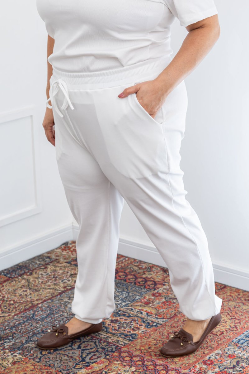 Calça Urban – Jogger Clássica com Bolsos em Canelado Flex - Naguirre Shop