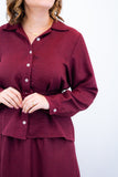 Camisa Social Encanto – Com Cinto e Manga Longa em Linho Light - Naguirre Shop