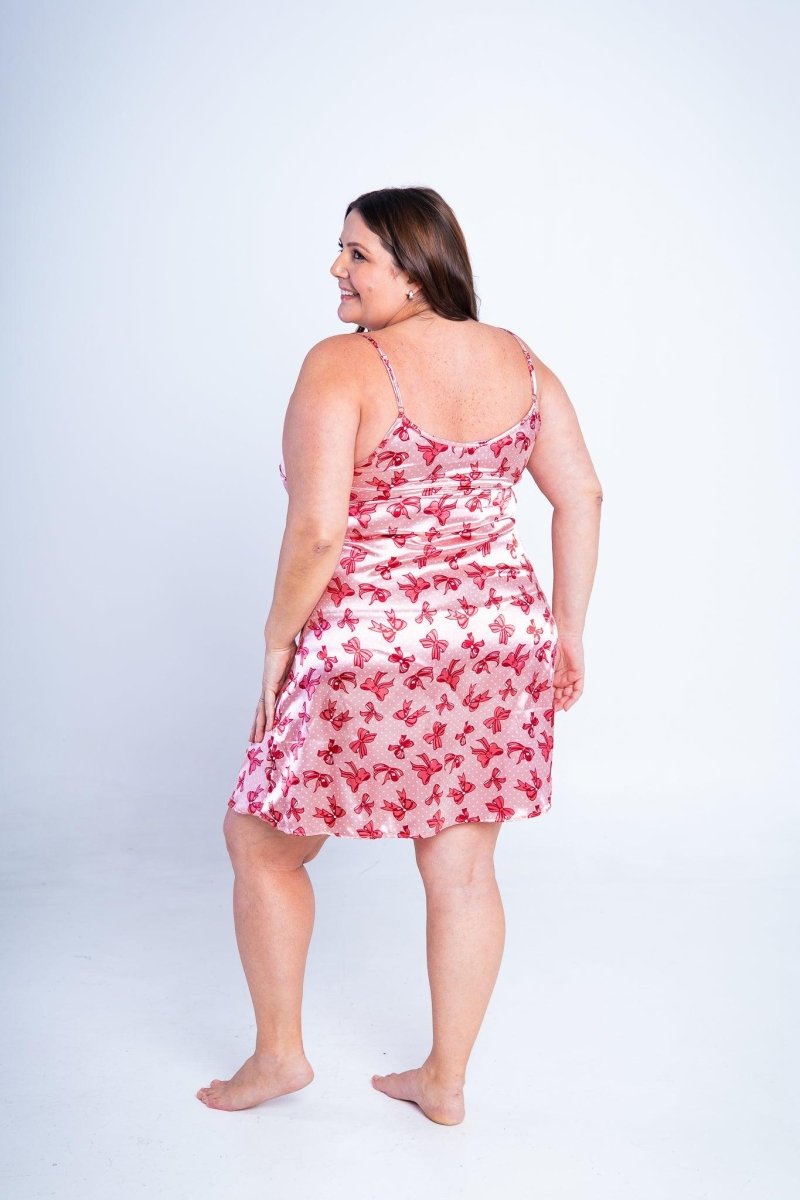 Camisola Valentina - Alcinha Regulável de Cetim - Naguirre Shop