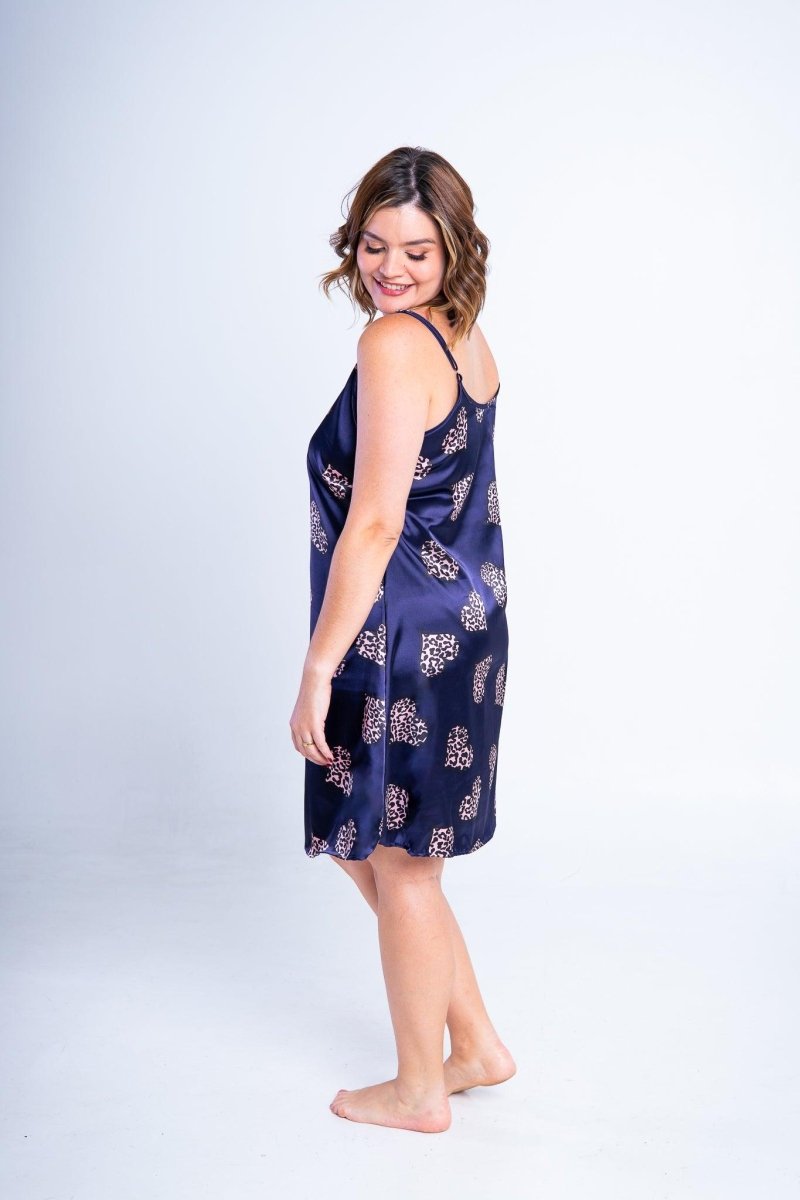 Camisola Valentina - Alcinha Regulável de Cetim - Naguirre Shop