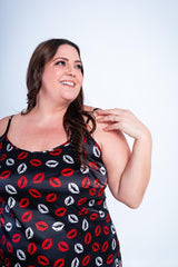 Camisola Valentina - Alcinha Regulável de Cetim - Naguirre Shop