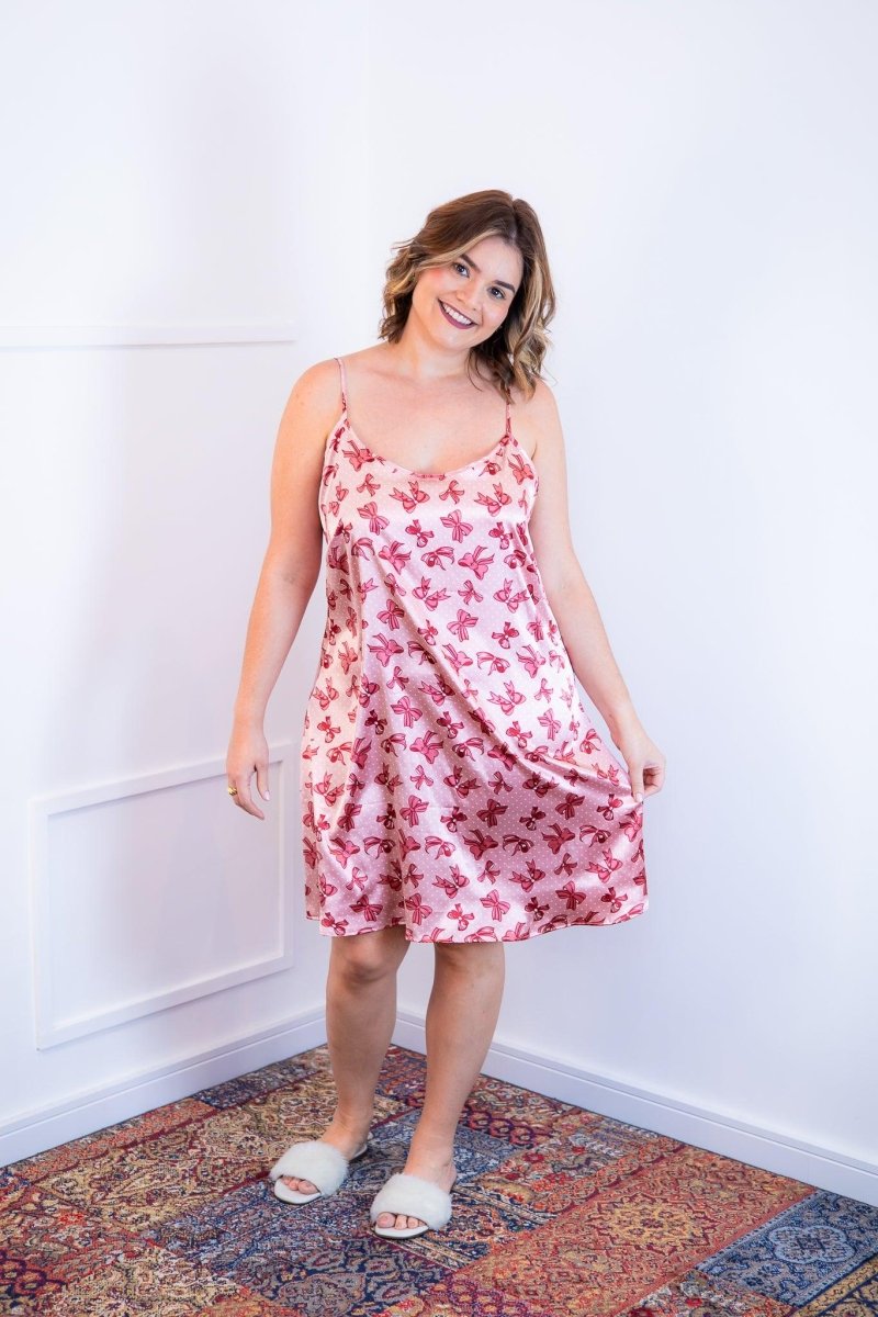 Camisola Valentina - Alcinha Regulável de Cetim - Naguirre Shop