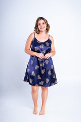 Camisola Valentina - Alcinha Regulável de Cetim - Naguirre Shop