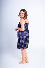 Camisola Valentina - Alcinha Regulável de Cetim - Naguirre Shop