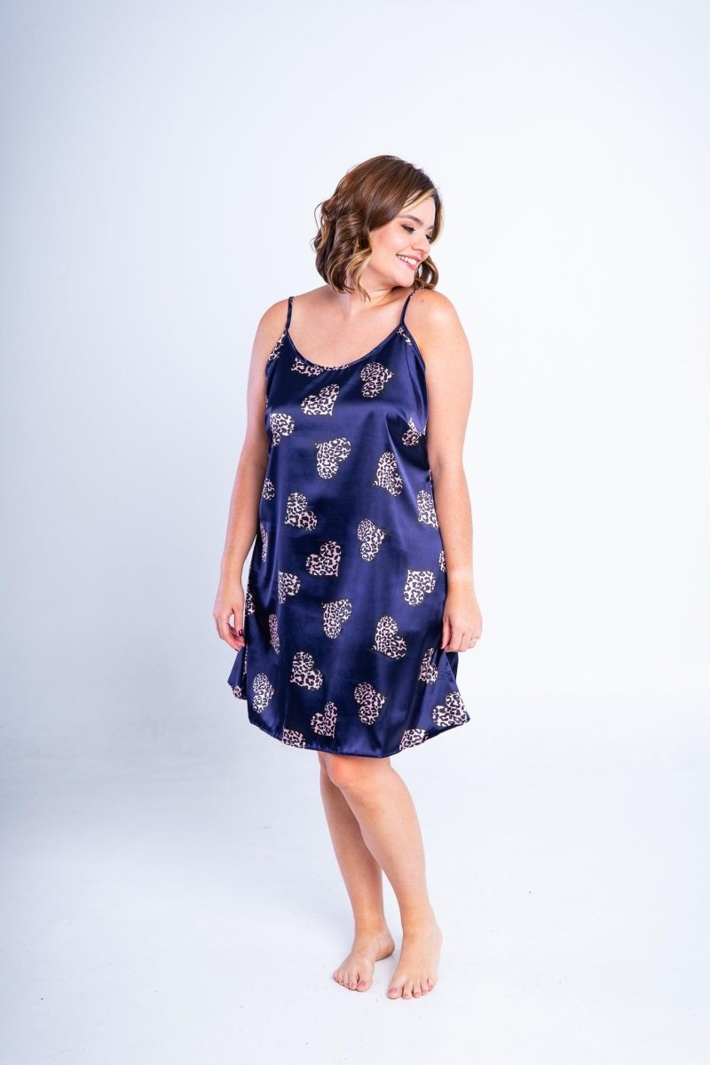 Camisola Valentina - Alcinha Regulável de Cetim - Naguirre Shop