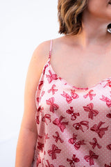 Camisola Valentina - Alcinha Regulável de Cetim - Naguirre Shop