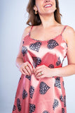 Camisola Valentina - Alcinha Regulável de Cetim - Naguirre Shop