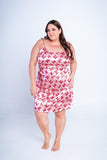 Camisola Valentina - Alcinha Regulável de Cetim - Naguirre Shop