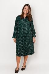 Chemise em Viscolinho Moda Poá Estilo Italiana Florença - Naguirre Shop
