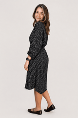 Chemise em Viscolinho Moda Poá Estilo Italiana Florença - Naguirre Shop